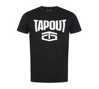 Tapout Camiseta Básica Activa, Blanco/Negro, M para Hombre