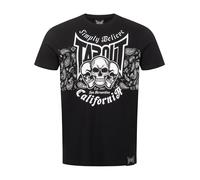 Camiseta 'ADELANTOS' Hombre Tapout XXXL negro / blanco