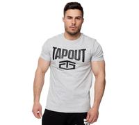 Tapout Camiseta Básica Activa, Gris Y Negro, M para Hombre