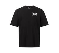 Tapout Camiseta ' CREEKSIDE ' negro / blanco, Talla XL