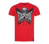 Tapout Creston Camiseta, Rojo, Negro Y Plateado, S para Hombre