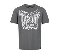 Tapout Camiseta 'Hailly Be' gris / blanco XXXL gris / blanco