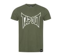 Tapout Lifestyle Basic tee Camiseta, Oliva/Crudo, M para Hombre, 940005