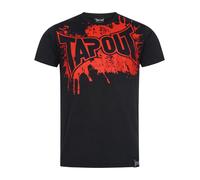 Tapout Camiseta 'Splashed' rojo / negro XXL rojo / negro