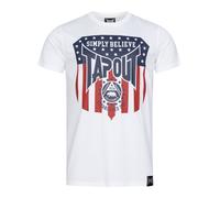 Tapout Camiseta 'Tapericano' azul / rojo / blanco L azul / rojo / blanco