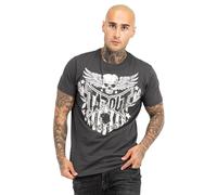 Tapout Camiseta Westlake para hombre, Anthracite/Off-white, S