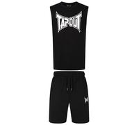 Tapout Chándal 'Diego' negro / blanco M negro / blanco
