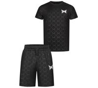 Tapout Chándal 'PHILIOS' negro / blanco S negro / blanco