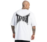 Tapout Creekside Camiseta, Negro/Blanco, L para Hombre, 940010