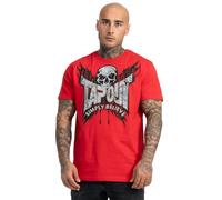 Tapout Creston Camiseta, Rojo, Negro Y Plateado, S para Hombre