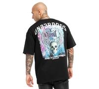 Tapout Elsinor Camiseta, Negro/Multicolor, L Hombres