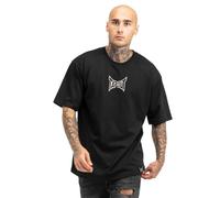 Tapout Elsinor Camiseta, Negro/Multicolor, S Hombres