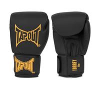 Tapout Guantes de Boxeo de Piel sintética (1 par), Color Negro y Dorado