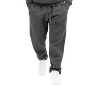 Tapout Pantalones de chándal para hombre, ajuste normal, estilo de vida, básico, color antracita/negro, L