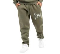 Tapout Lifestyle Basic Jogger - Pantalones de chándal para Hombre, Ajuste Regular, Color Verde Oliva/Crudo, 3XL