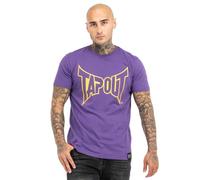 Tapout Lifestyle Basic tee Camiseta, Púrpura/Amarillo, M Hombres