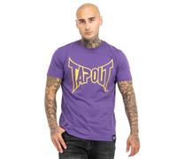 Tapout Lifestyle Basic tee Camiseta, Púrpura/Amarillo, XL Hombres