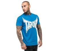 Tapout Logo tee Camiseta, Azul, Blanco, M Hombres