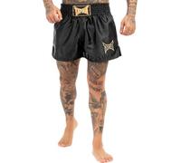 Tapout Pantalón Thaibox para Hombre, ZORREY, Negro/Dorado, S, Negro/Dorado, S