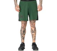 Tapout Training Short Pantalones Cortos de Entrenamiento, Verde/Negro, XXXL Hombres