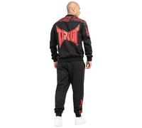 Tapout Roots Taptrack Chándal, Negro/Rojo/Berenjena, L Hombres