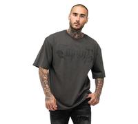 Tapout Simply Believe Camiseta, Gris, Negro, XL Hombres