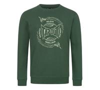 Tapout Sudadera 'Spirit' verde / blanco S verde / blanco
