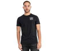 Tapout Té Punkass Camiseta, Negro/Gris, XXL Hombres