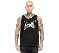 TAPOUT Tipton Singlet Camiseta, Negro/Blanco, XXL para Hombre