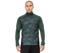 Tapout Training Midlayer Sudadera con Capucha, Verde/Negro, XL para Hombre