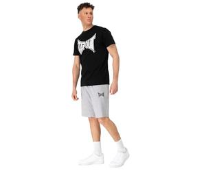 Tapout Walker - Conjunto de camiseta y pantalones cortos para hombre, ajuste normal, color negro/gris marl, talla XL