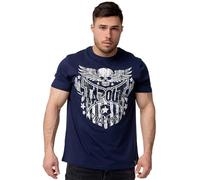 Tapout Westlake Camiseta, Azul Marino, Blanco, S para Hombre, 940012
