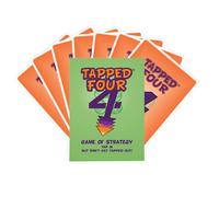 Tapped Four Card Game 2 to 8 Players - Strategy Luck Laughter Nonstop Fun for Family and Friends