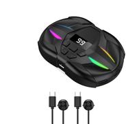 Tapper automático ajustable de 199 velocidades con sensores inteligentes y LED pulsante para juegos móviles/eficiencia de transmisión, menos ruido, pantalla automática tapper