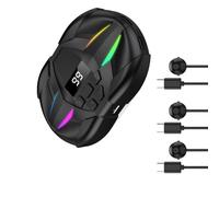 Tapper automático ajustable de 199 velocidades con sensores inteligentes y LED pulsante para juegos móviles/eficiencia de transmisión, menos ruido, pantalla automática tapper
