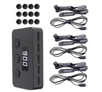 Tapper de pantalla, pulsador de dedo recargable, velocidad física continua ajustable para pruebas de aplicaciones, transmisiones en , redes sociales, tareas de recompensa, juegos, trabajo remoto