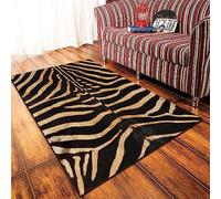 Tappeti Design Alfombra Grande 60 X 90 CM Estampado de Leopardo Europeo para Salón, Dormitorio, Comedor, Habitación Infantil 60x90cm