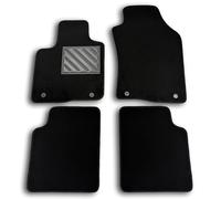 Tappetini Lancia Ypsilon III dal 2011-2024, su Misura, Antiscivolo, battitacco in Gomma rinforzata, Bottoni di fissaggio