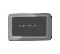 Tappetino da bagno - tappetino da bagno non slip | Tappetini per doccia non slip | Tappeto assorbente | Tappeto da bagno antimicolo di fango diatomee | Pad della vasca da bagno ad asciugatura rapida |