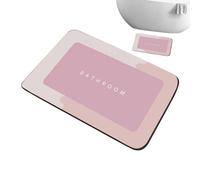 Tappetino da bagno - tappetino da bagno non slip | Tappetini per doccia non slip | Tappeto assorbente | Tappeto da bagno antimicolo di fango diatomee | Pad della vasca da bagno ad asciugatura rapida |