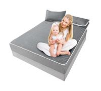 Tappetino Estivo Fresco - Tappetino In Seta Ghiacciata per Uso Domestico | Stuoia Estiva Traspirante per Singolo | Tappettino per Dormire Adatto A Studenti, Bambini, Camera Da E Cameretta