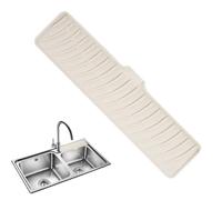 Tappetino in Gomma per asciugatura stoviglie - Tappetino drenante con Superficie antiscivolo e scanalature per favorire il flusso ’acqua | Ideale per lavello, piccoli elettrodomestici, Piano cucin