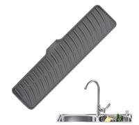 Tappetino per asciugare i Piatti - Base in Gomma Resistente con scarico integrato per un’asciugatura ordinata e Senza accumulo d’acqua | Tappetino multifunzione per bancone cucina, macchina da caffè,