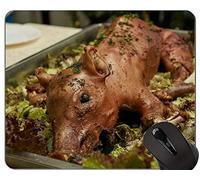 Tappetino per Mouse da gioco Comfort antiscivolo maiale adorabile, tappetino per Mouse confortevole da fattoria per gioco e ufficio - （Maiale）...