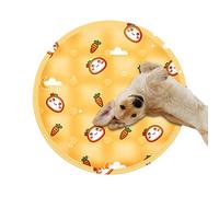 Tappetino Rinfrescante per Gatti - 17,7 Tappetino Freddo per Animali Domestici | Cuscino Impermeabile Rotondo Portatile per Dormire per Piccoli Animali in Casa e in Auto per Gattini Cuccioli e Conigli