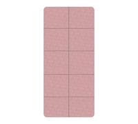 Tappetino Yoga Pieghevole,Tappeto Uomo E Donna Antiscivolo Pilates Strato Tappeto Ginnastica alta Densità Materassino per Aerobica Viaggi Sport Palestra Meditazione(Pink)