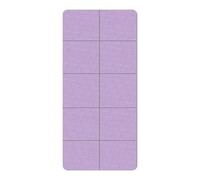 Tappetino Yoga Pieghevole,Tappeto Uomo E Donna Antiscivolo Pilates Strato Tappeto Ginnastica alta Densità Materassino per Aerobica Viaggi Sport Palestra Meditazione(Purple)