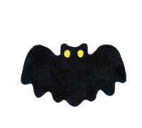Tappeto Da Pipistrello - Tappeto Da Bagno Con Pipistrello | Pipistrell Nero E Teschio Bianco | Tappet Antiscivolo, Antisporco E Antiusura, 19,69x31,5 Pollici Per Cucina, Cabina, Terrazza, Garage, Pa