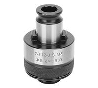 Tapping Chuck Holder GT12 - JIS - M8 | Adjustable Torsion for Tap Breakage Prevention | Quick - Change Collet for CNC/Drilling/Tapping