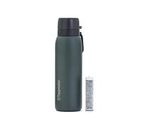 Tappwater BottlePro Adventure - Botella agua 740ml. Botella termica con filtro, filtra el 99.99% de los patógenos. Purificador de agua no potable. Botella de acero inoxidable libre de BPA